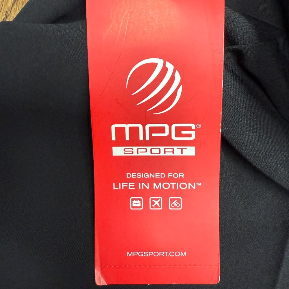 NWT Women's MPG SPORT Blaze Black Stretch Woven Ankle Pants‎ | Size L - Picture 7 of 9